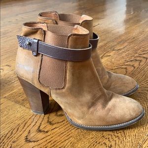 Madewell tan Leather Booties